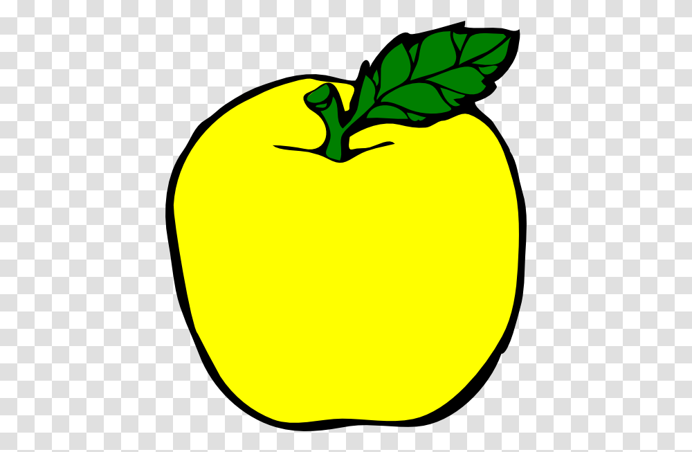 Yellow Apple Clip Art, Plant, Food, Produce, Vegetable Transparent Png