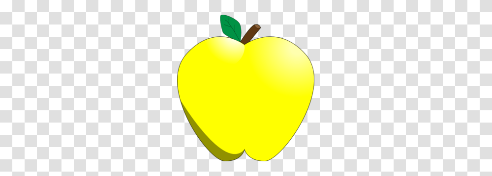 Yellow Apple Clip Art, Tennis Ball, Sport, Sports, Plant Transparent Png