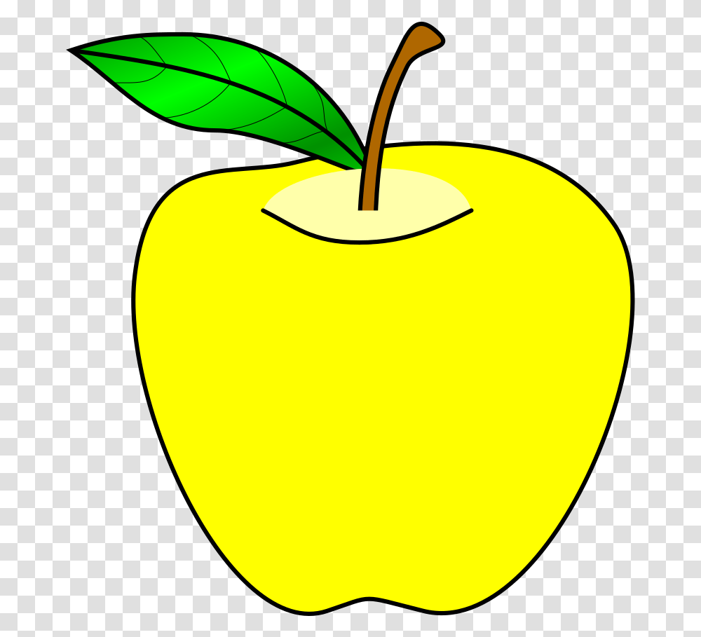 Yellow Apple Svg Clip Art For Web Download Clip Art Yellow Apple Svg, Plant, Fruit, Food, Vegetable Transparent Png