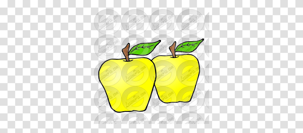 Yellow Apples Picture For Classroom Therapy Use, Plant, Food, Poster Transparent Png