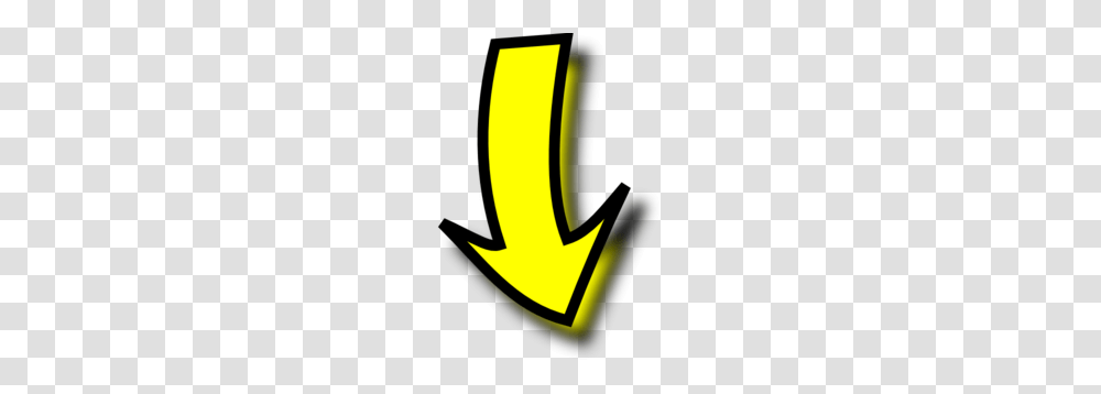 Yellow Arrow Clip Art, Number, Hook Transparent Png