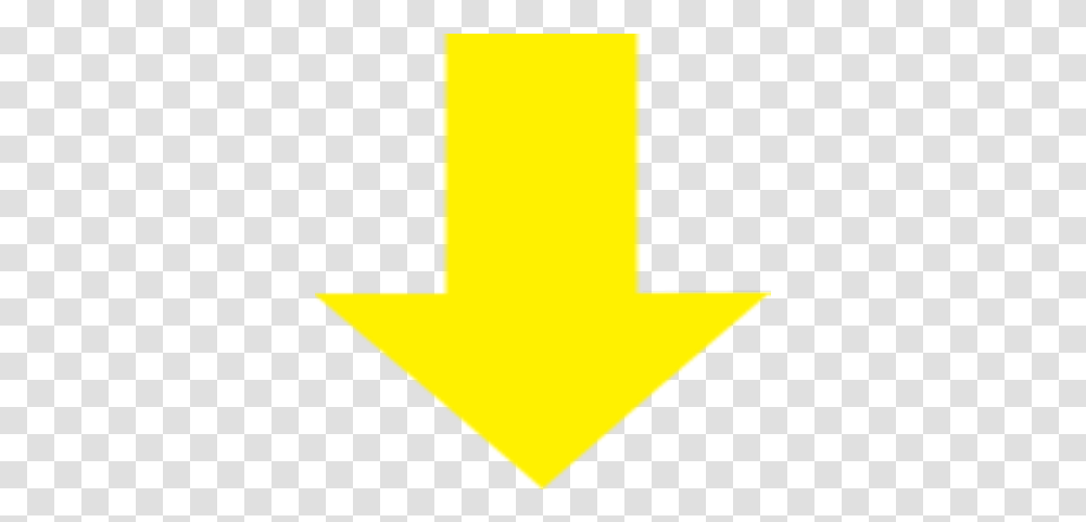 Yellow Arrow Pointing Down Vertical, Symbol, Star Symbol, Lighting, Logo Transparent Png