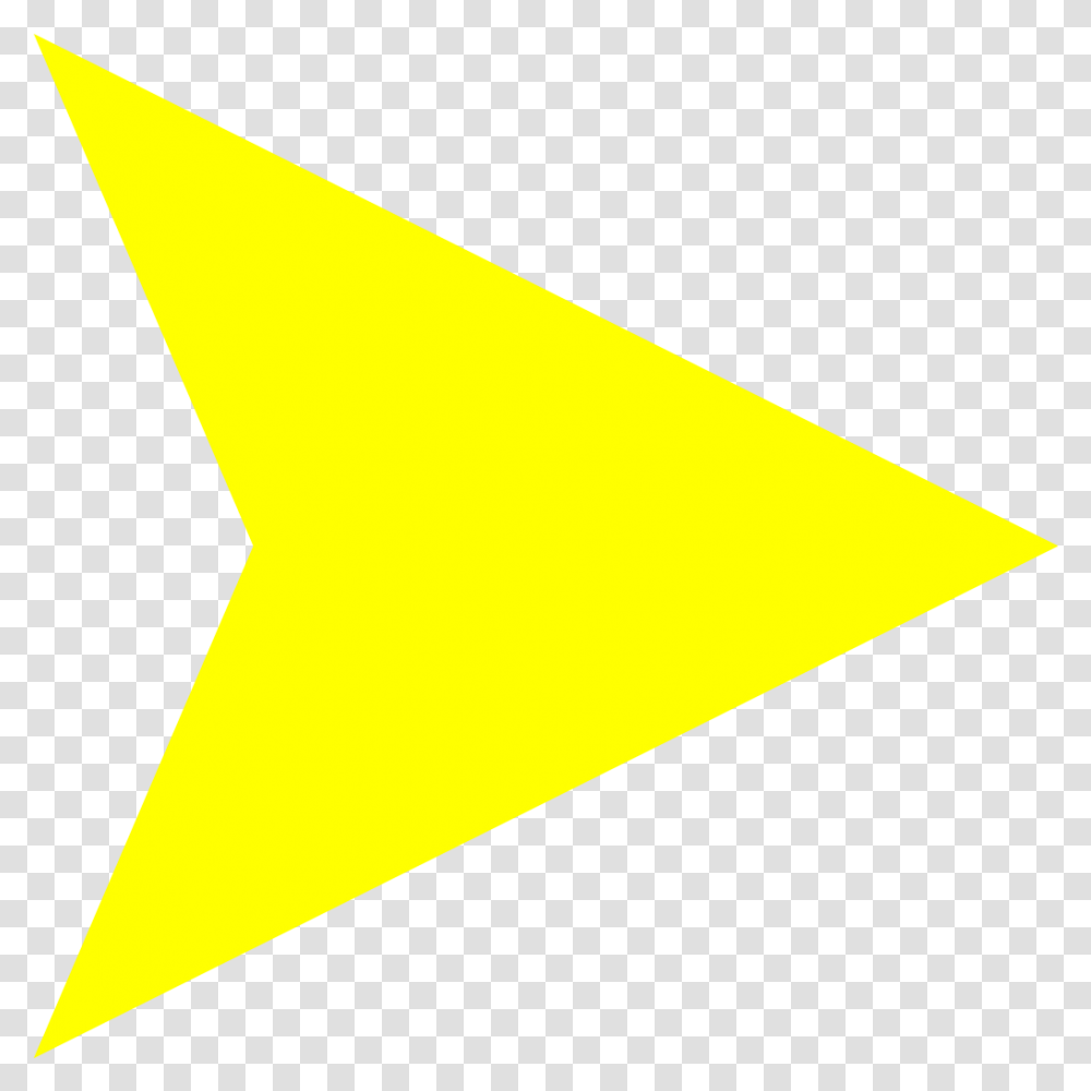 Yellow Arrow Right Yellow Right Arrow Icon, Lighting, Triangle, Star Symbol Transparent Png
