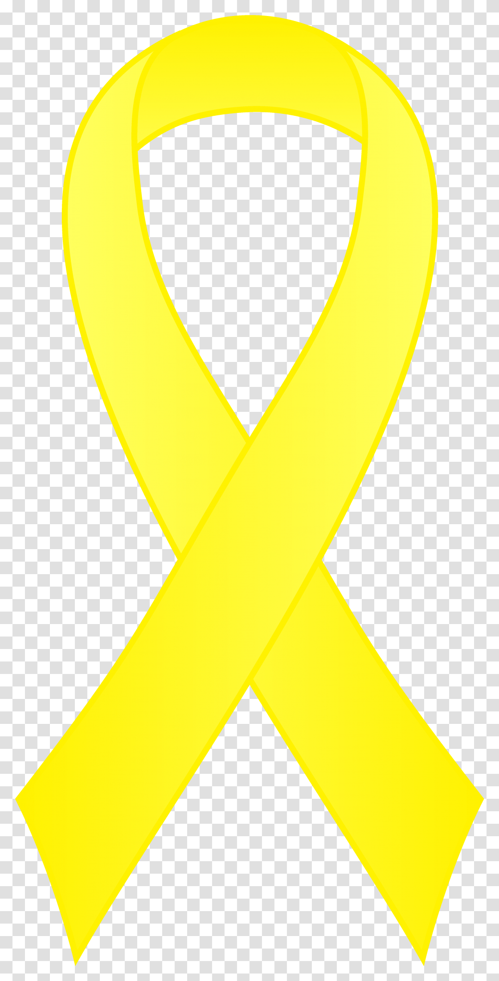 Yellow Awareness Ribbon Clipart Acute Lymphoblastic Graphic Design, Gold, Trophy, Neck, Gold Medal Transparent Png