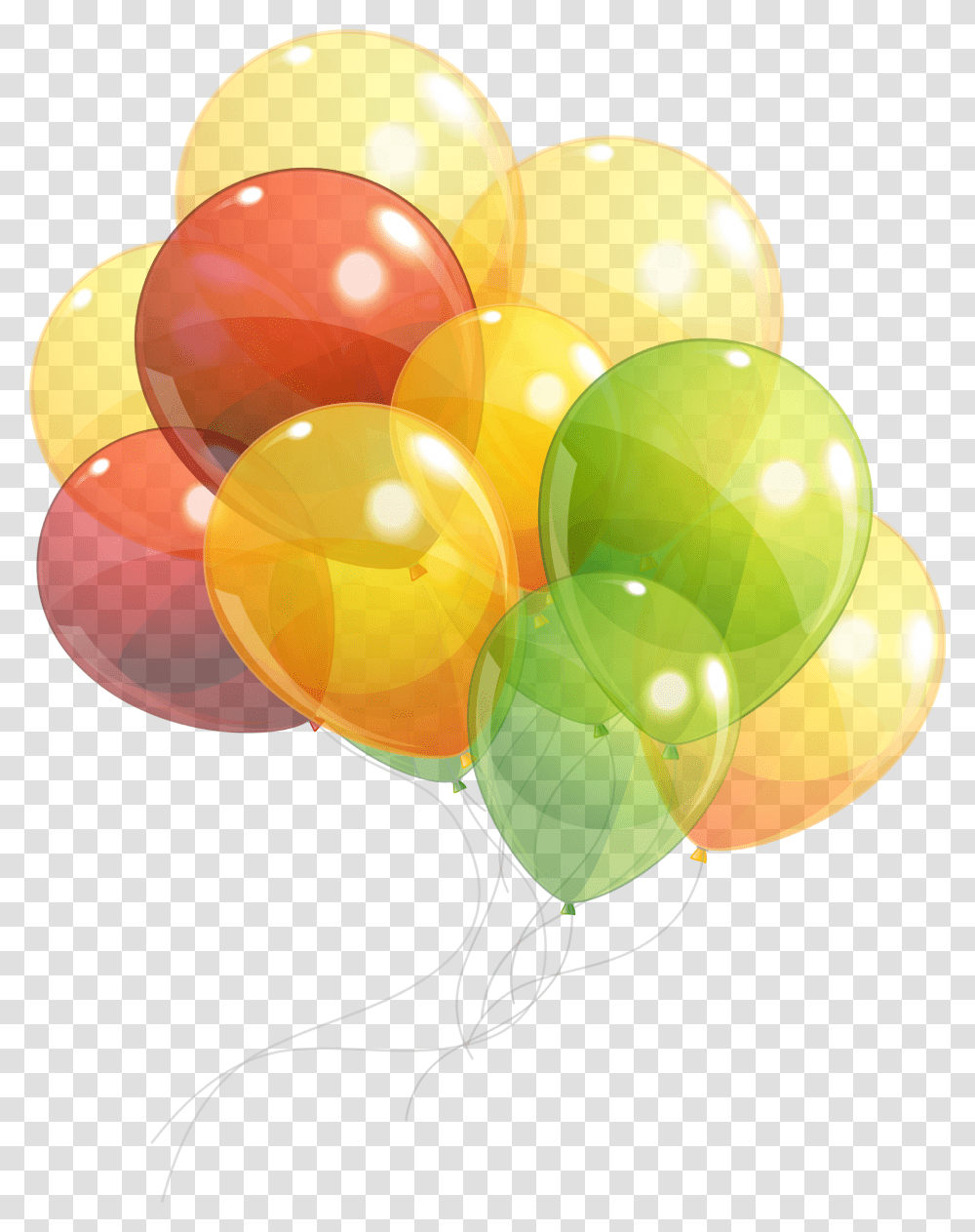 Yellow Balloon Ballon Fond Transparent Png