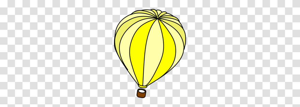 Yellow Balloon Clipart, Hot Air Balloon, Aircraft, Vehicle, Transportation Transparent Png