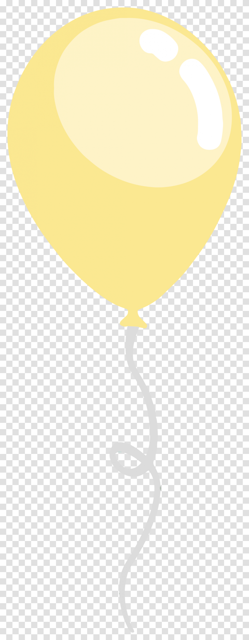 Yellow Balloon, Lamp Transparent Png