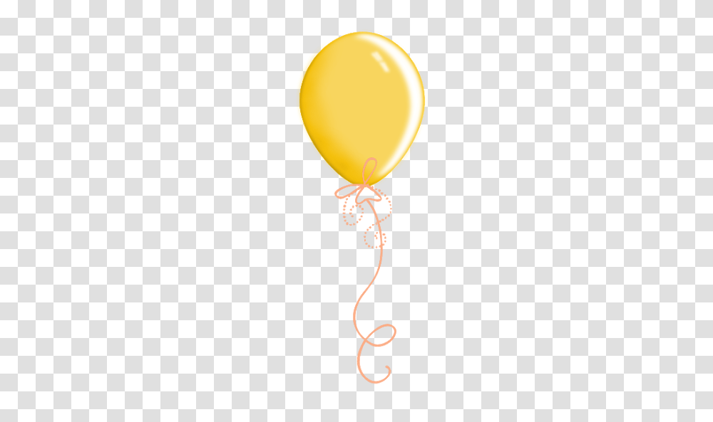 Yellow Balloon Party Celebration Clipart Transparent Png