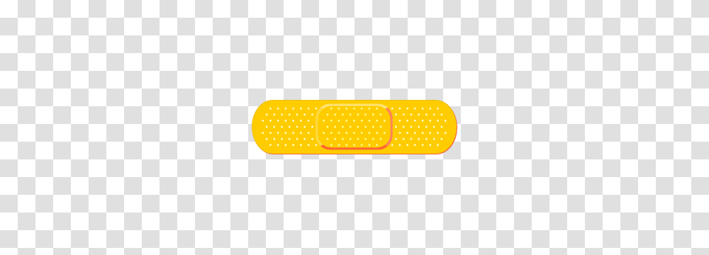 Yellow Band Aid Bandage Sticker, First Aid Transparent Png
