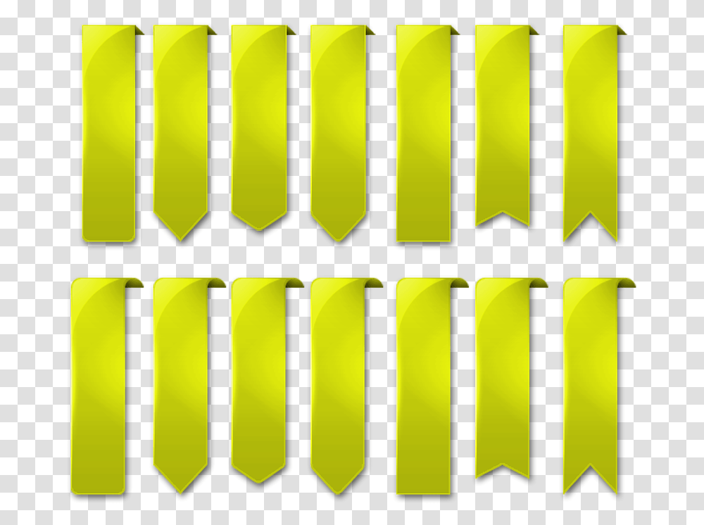 Yellow Banner Banner Transparente, Word, Text, Symbol, Pattern Transparent Png