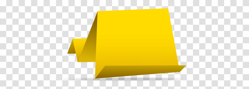 Yellow Banner Image Background Yellow Origami, Screen, Electronics, Pc, Monitor Transparent Png