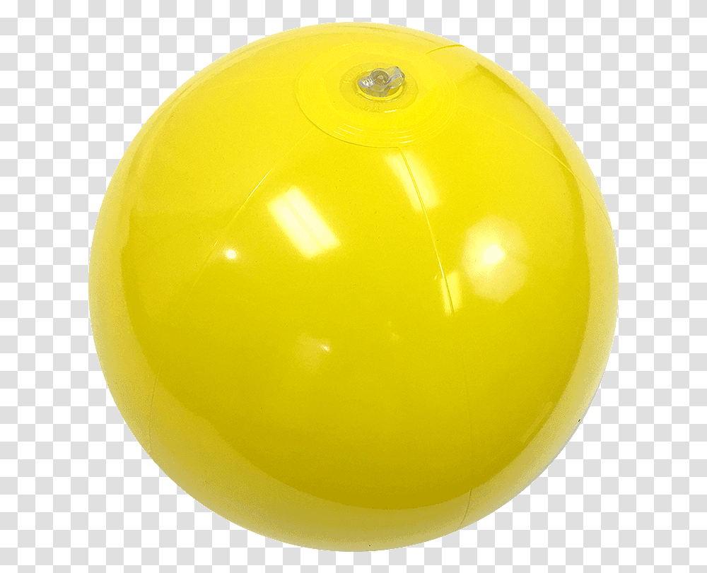 Yellow Beach Ball, Balloon, Sphere Transparent Png