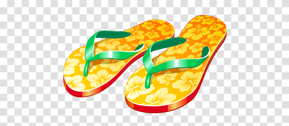 Yellow Beach Flip Flops Clipar Art, Apparel, Flip-Flop, Footwear Transparent Png