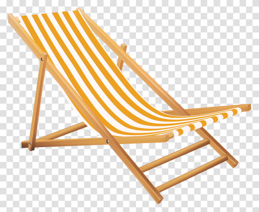 Yellow Beach Lounge Chair Beach Chair Background, Furniture, Canvas, Hammock Transparent Png