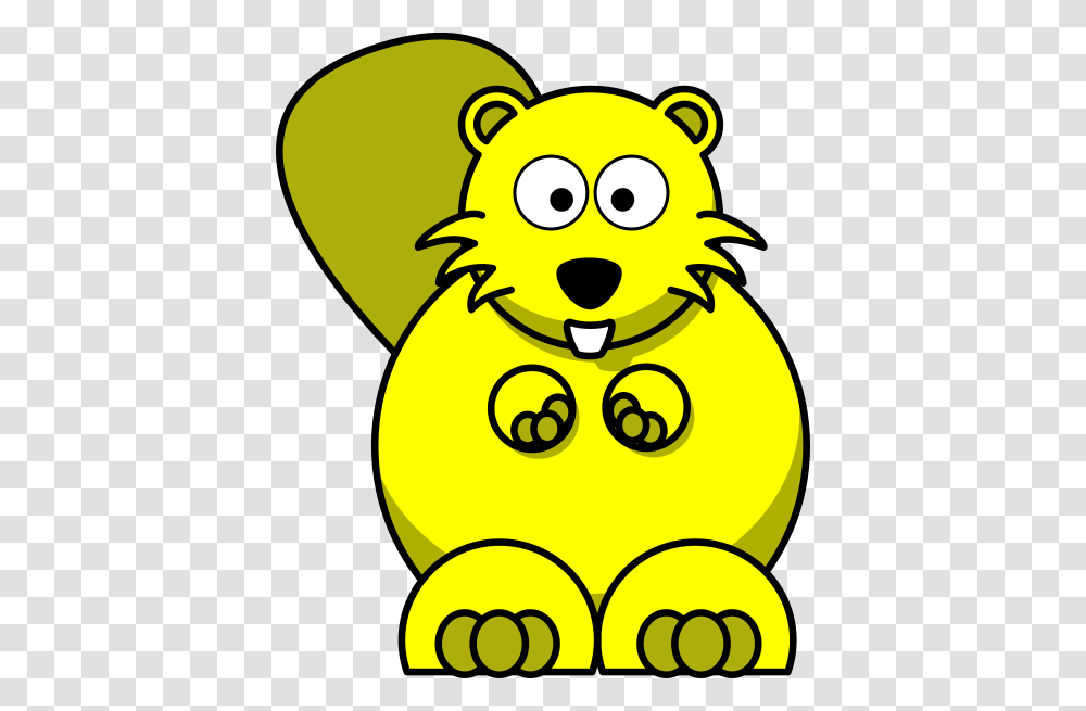 Yellow Beaver Cartoon Clip Art, Food, Pac Man Transparent Png