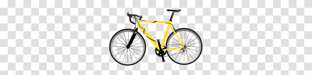 Yellow Bike Clip Art, Mountain Bike, Bicycle, Vehicle, Transportation Transparent Png