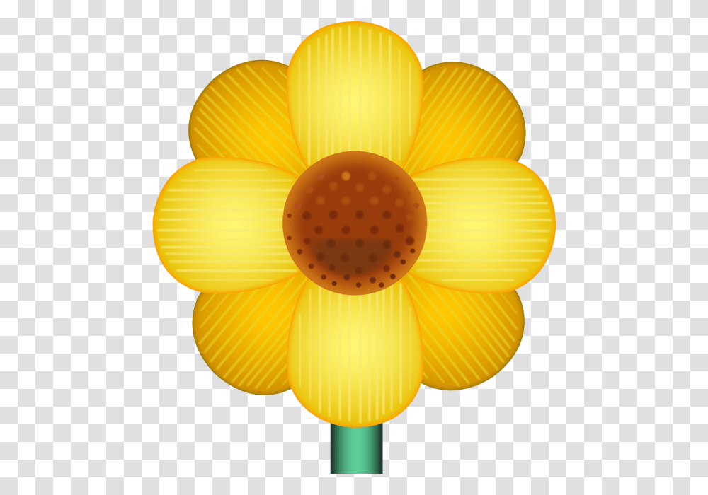 Yellow Blossom Emoji Flower Emoji, Plant, Balloon, Daffodil, Pollen Transparent Png