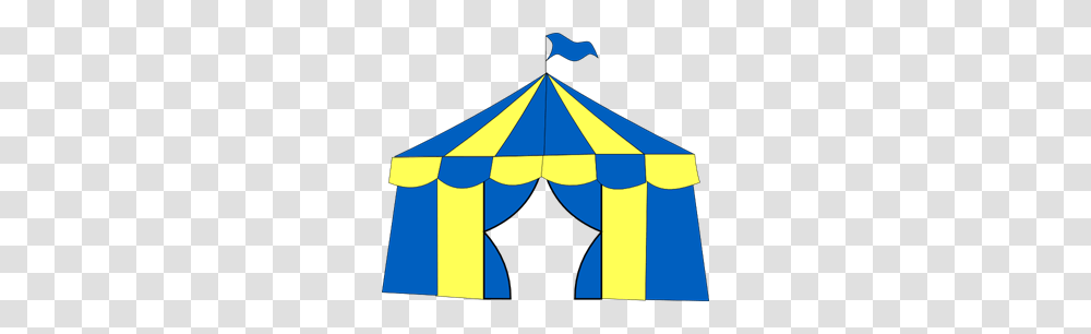 Yellow Blue Circus Tent Clip Art For Web, Leisure Activities, Canopy Transparent Png