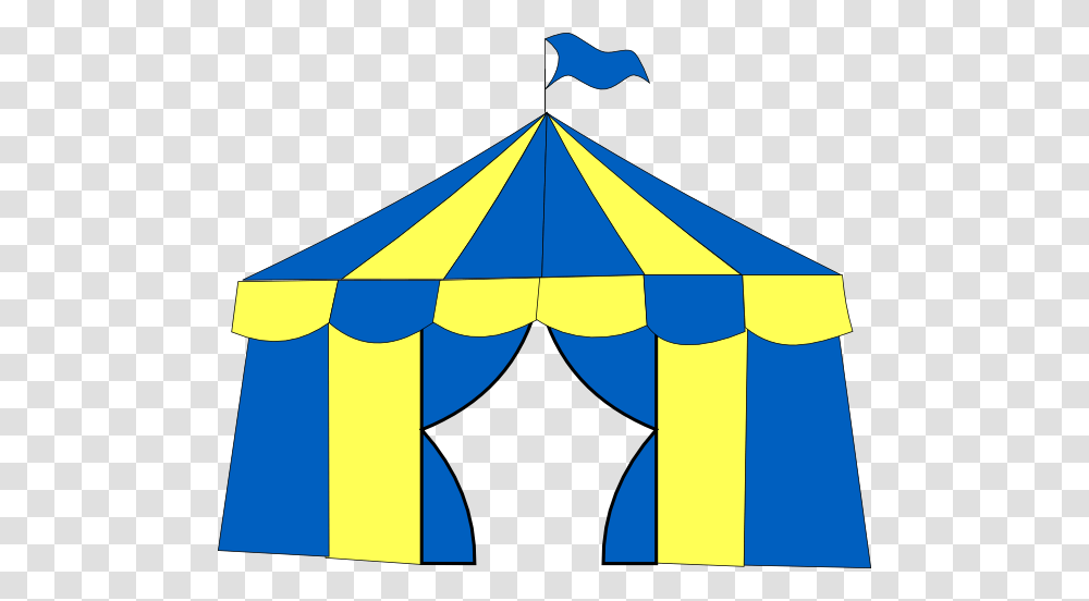Yellow Blue Circus Tent Clip Art, Leisure Activities, Canopy Transparent Png