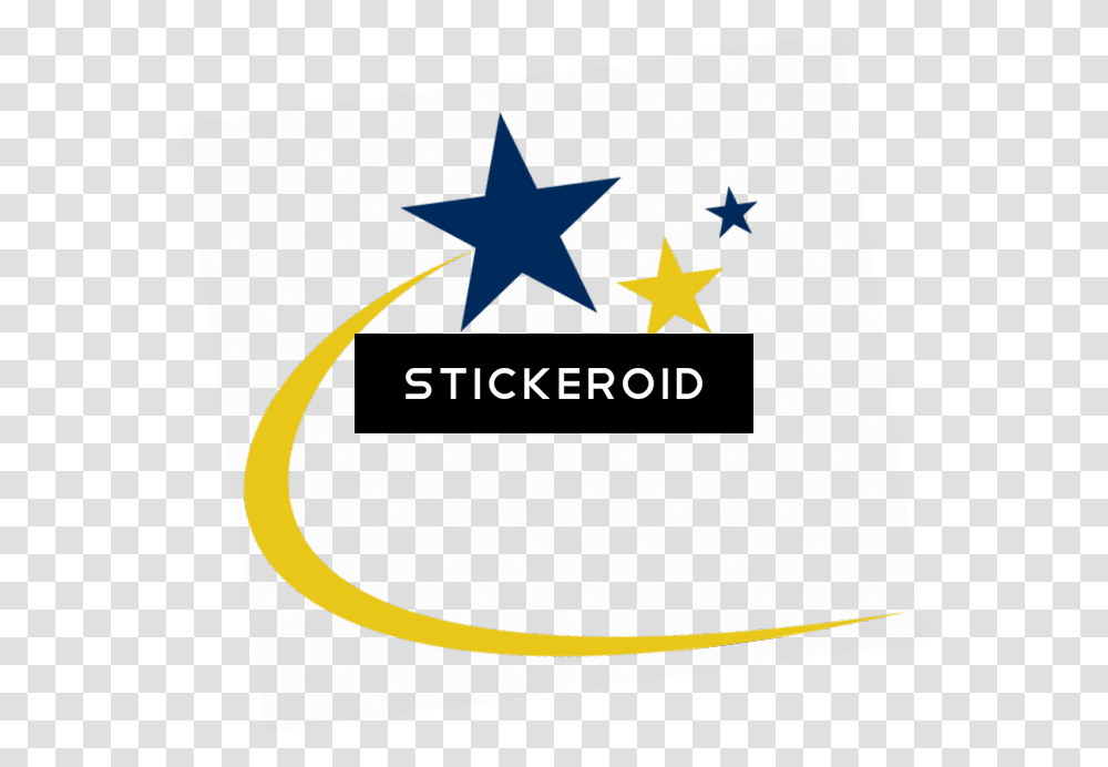 Yellow Blue Shooting Star Download Flag, Star Symbol Transparent Png