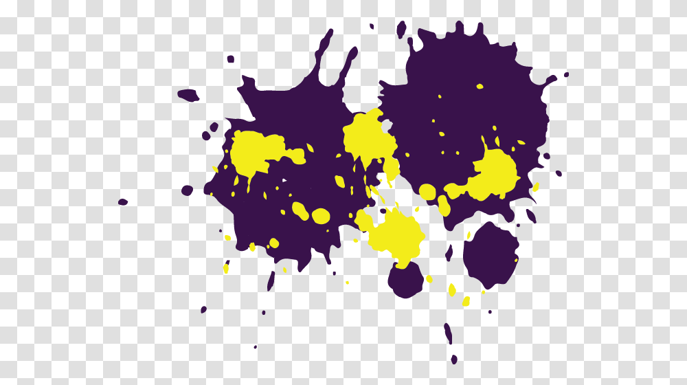 Yellow Blue Splash Brush Illustration, Map, Diagram, Plot, Atlas Transparent Png