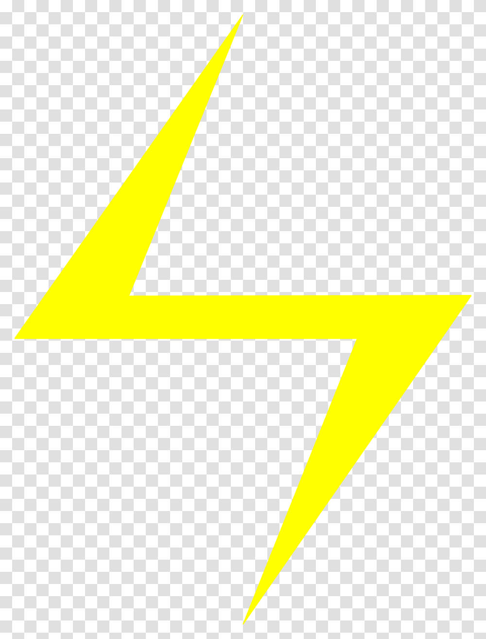 Yellow Bolt, Outdoors, Nature, Triangle Transparent Png