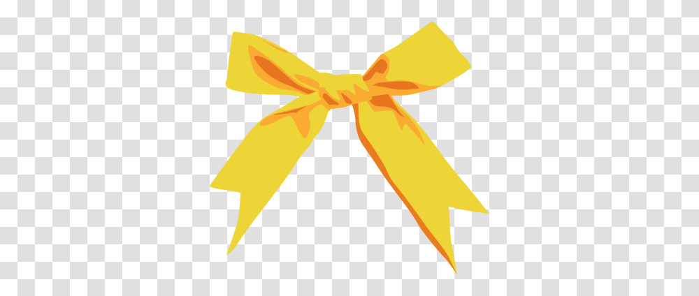 Yellow Bows Clip Art Yellow Bow Clip Art Full Size Yellow Ribbon And Bow Banner, Axe, Tool Transparent Png