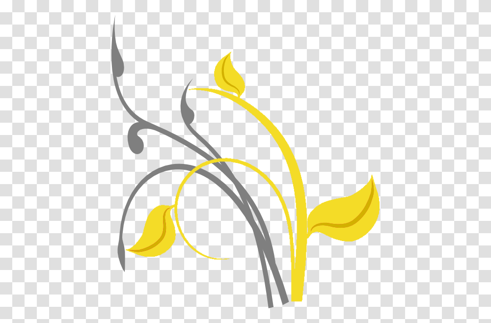 Yellow Branch Clip Arts For Web, Floral Design, Pattern, Flower Transparent Png