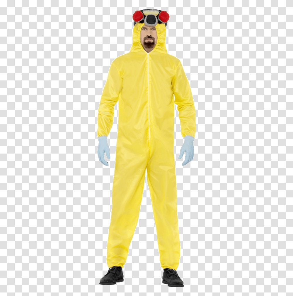 Yellow Breaking Bad Costume American Fancy Dress Theme, Clothing, Apparel, Coat, Raincoat Transparent Png