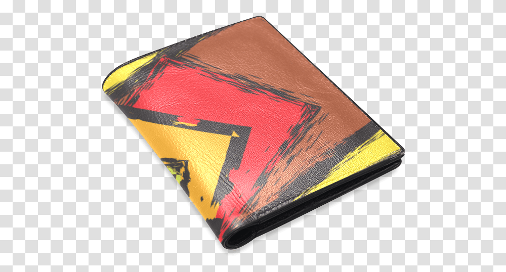 Yellow Brick Road Men's Leather Wallet Triangle, Accessories, Accessory, Rug Transparent Png
