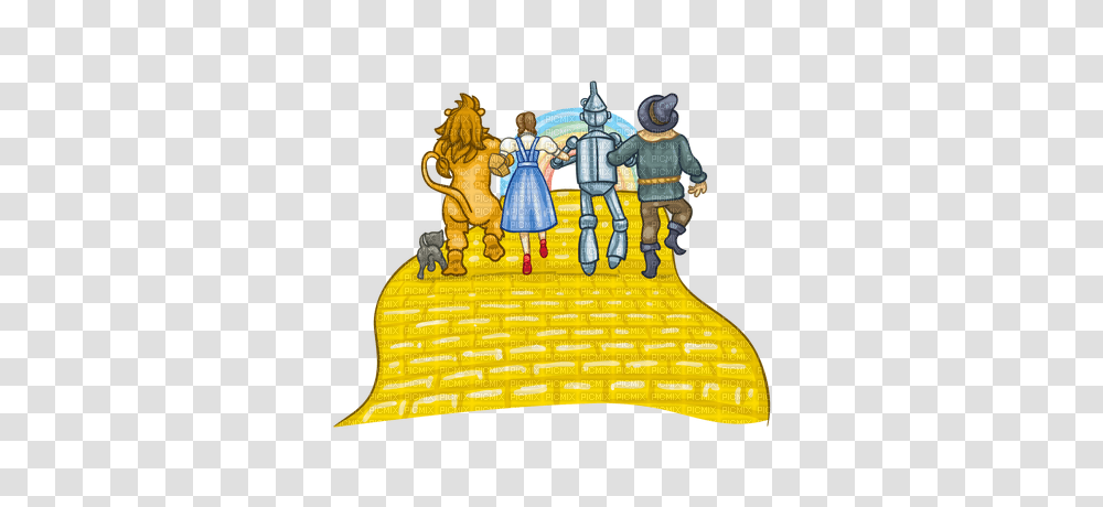Yellow Brick Road, Person, Figurine, Coffee Cup Transparent Png