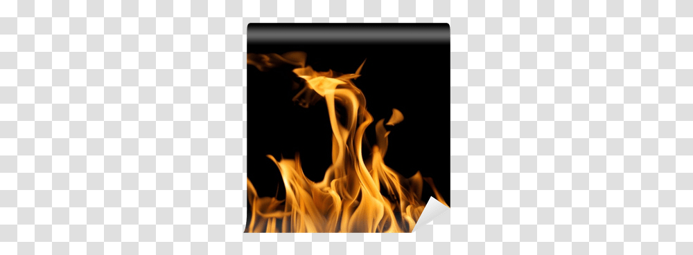 Yellow Bright Fire Sparks Isolated Flame, Bonfire Transparent Png