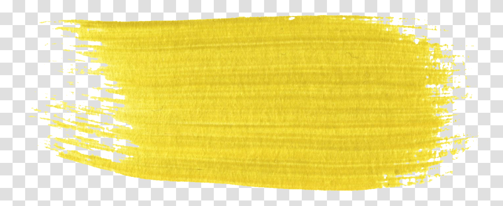 Yellow Brush Stroke, Rug, Texture, Foam, Woven Transparent Png