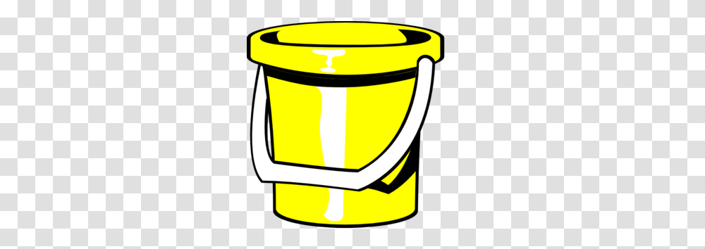 Yellow Bucket Clip Art Transparent Png