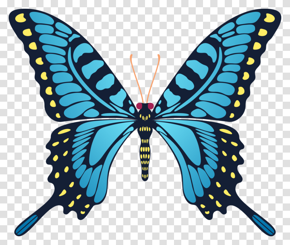 Yellow Butterfly Clipart Butterfly Animated Gif, Pattern, Insect, Invertebrate Transparent Png