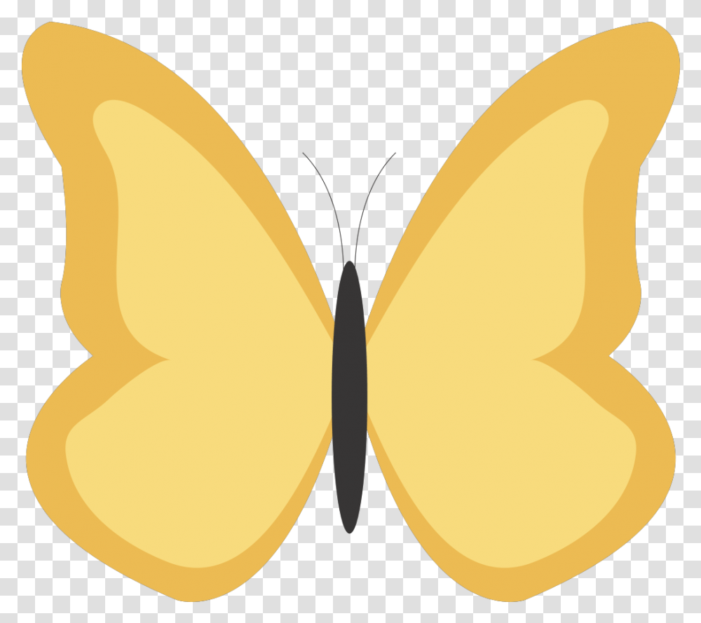 Yellow Butterfly Clipart Gold Butterfly Cartoon Clip Art, Banana, Fruit, Plant, Food Transparent Png