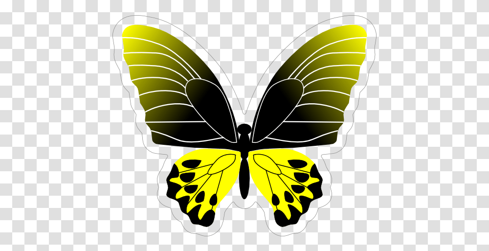 Yellow Butterfly Sticker Blue, Tennis Ball, Sport, Sports, Graphics Transparent Png