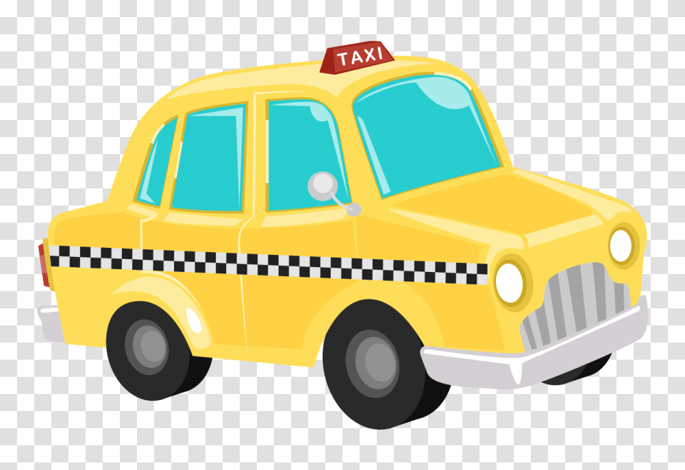 Yellow Cab, Car, Vehicle, Transportation, Automobile Transparent Png