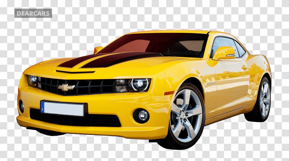Yellow Camaro Image, Car, Vehicle, Transportation, Wheel Transparent Png