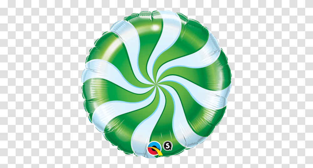 Yellow Candy Swirl Foil Balloon, Sweets, Food, Plant Transparent Png