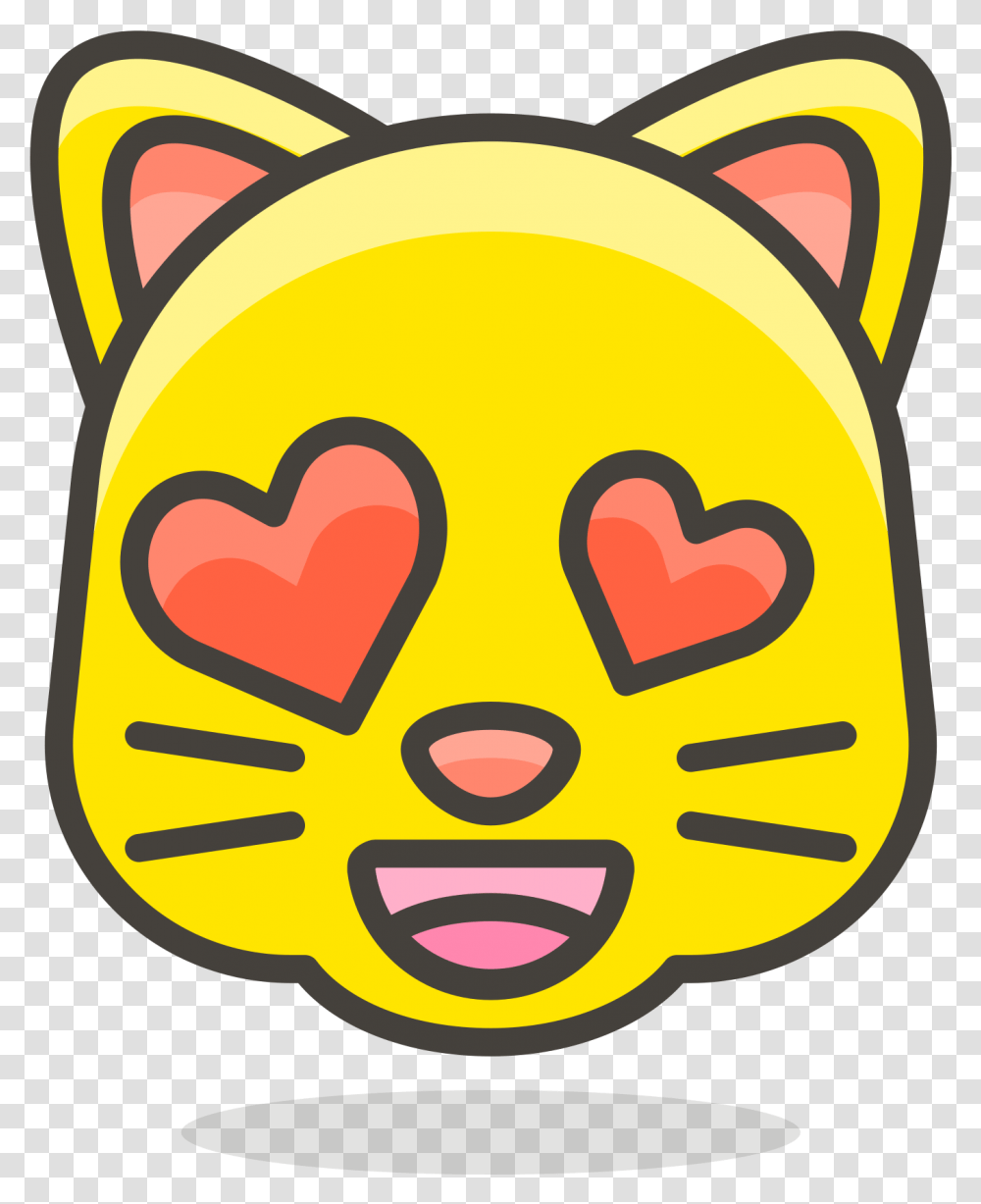 Yellow Cat Face Drawing Clipart Download Cat Emoji Drawing, Label, Sticker, Bag Transparent Png