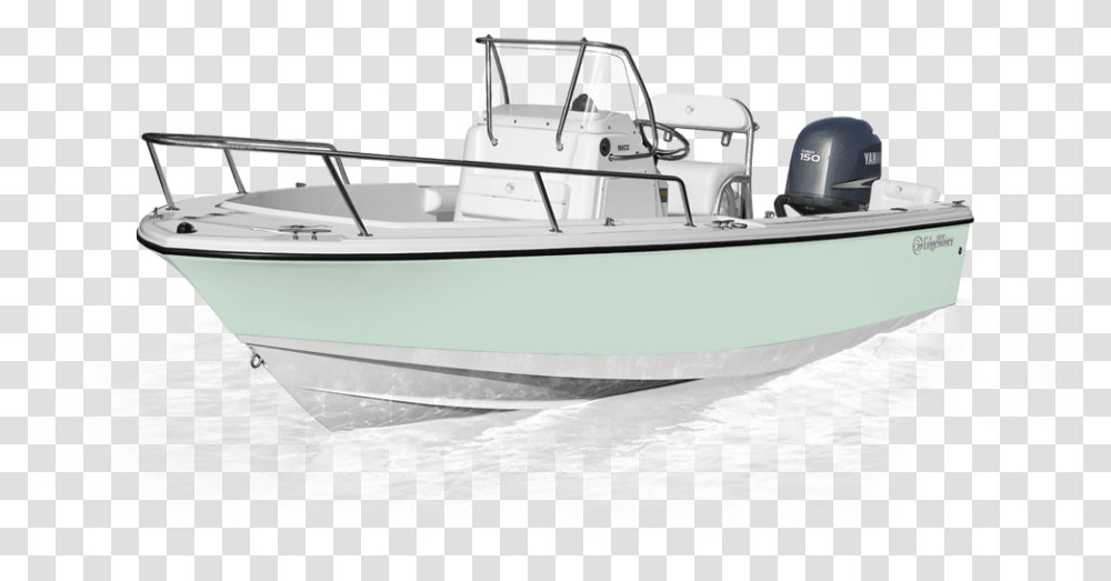 Yellow Center Console Boat, Vehicle, Transportation, Watercraft, Barge Transparent Png
