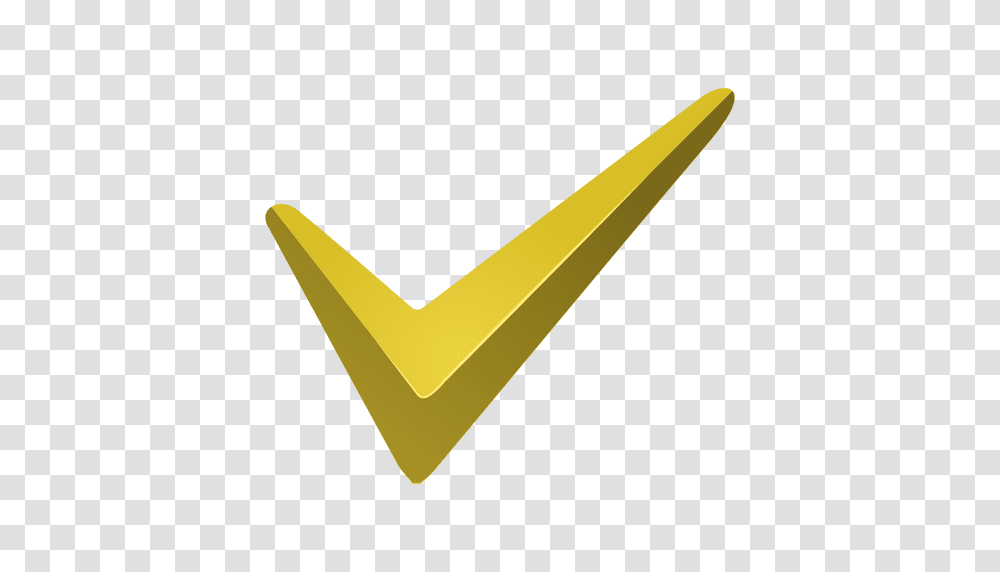 Yellow Check Mark Icon, Triangle, Hammer, Tool Transparent Png