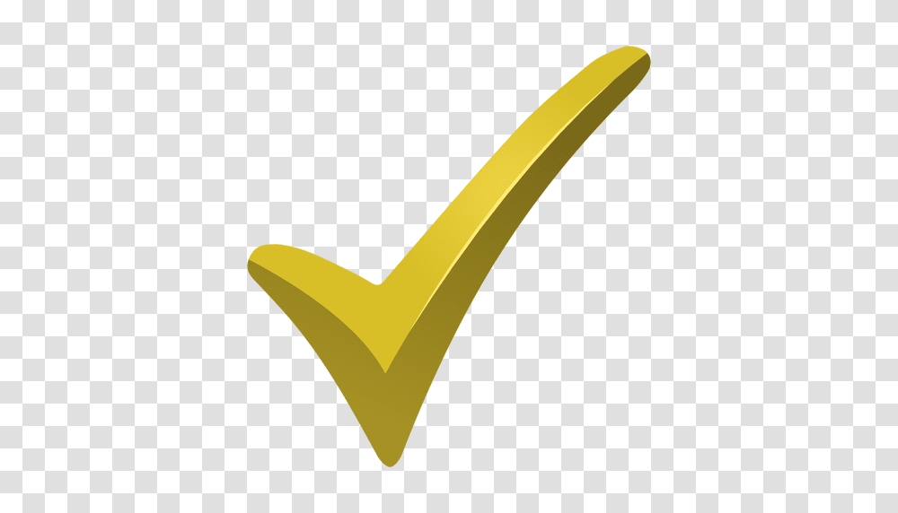 Yellow Check Mark, Logo, Trademark Transparent Png