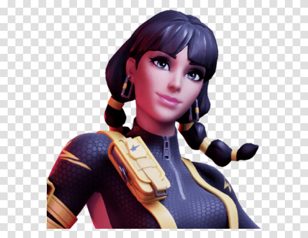 Yellow Chic Fortnite, Doll, Toy, Figurine, Person Transparent Png