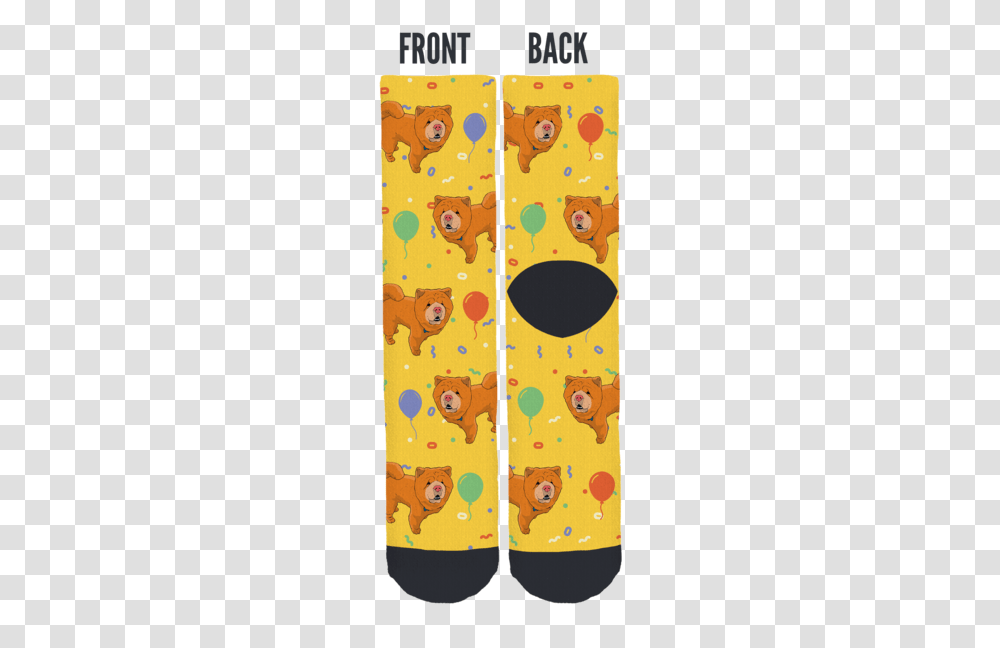 Yellow Chowder Birthday Crew SocksData Rimg Lazy Sock, Door, Dog, Pattern Transparent Png