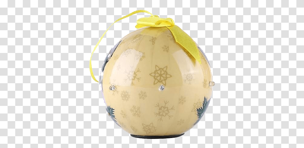 Yellow Christmas Ball Photos Mart Christmas Ornament, Food, Sweets, Confectionery, Egg Transparent Png