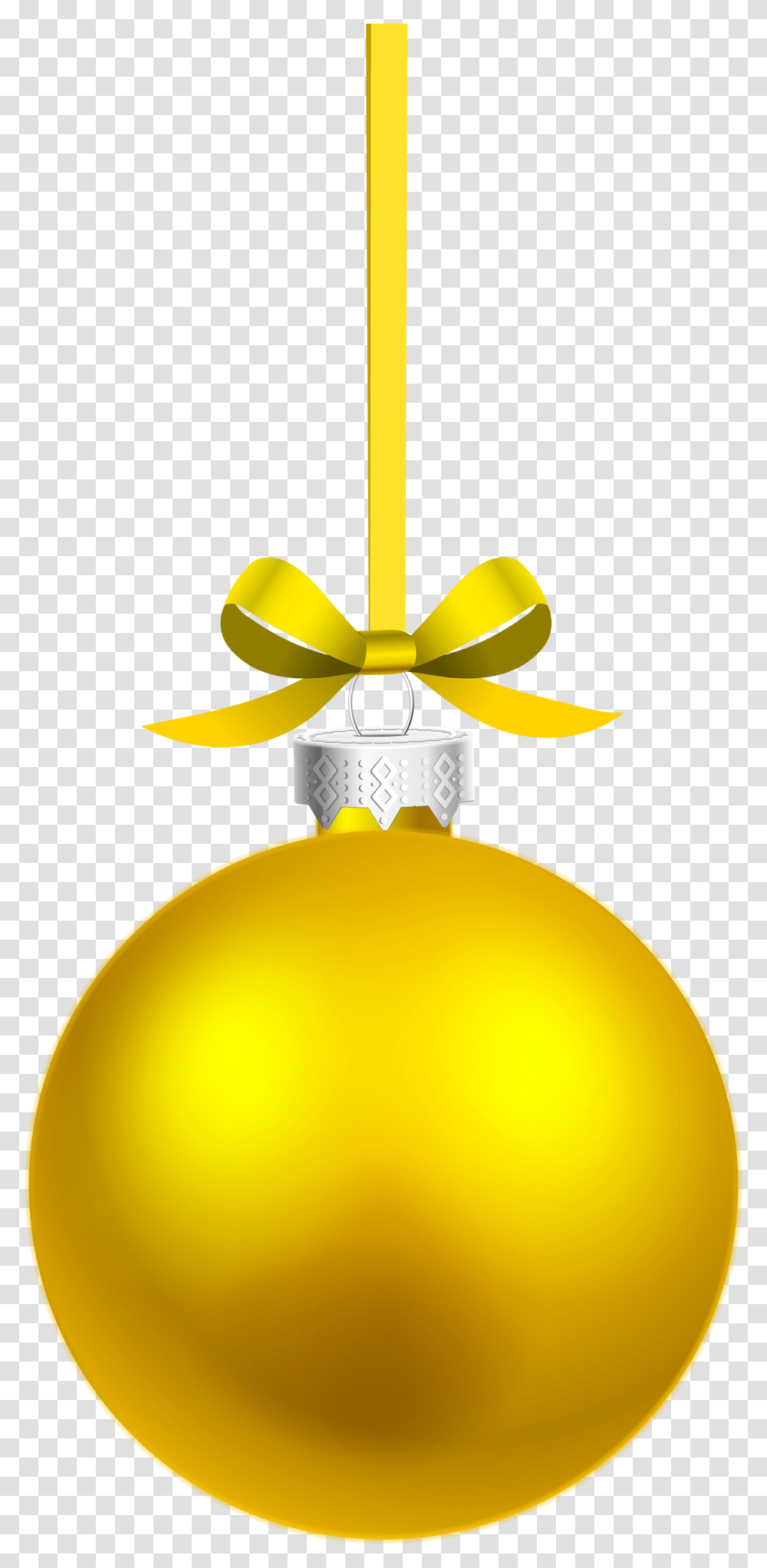 Yellow Christmas Ornaments Vector 46356 Free Icons Yellow Christmas Ball, Lighting, Lamp Transparent Png