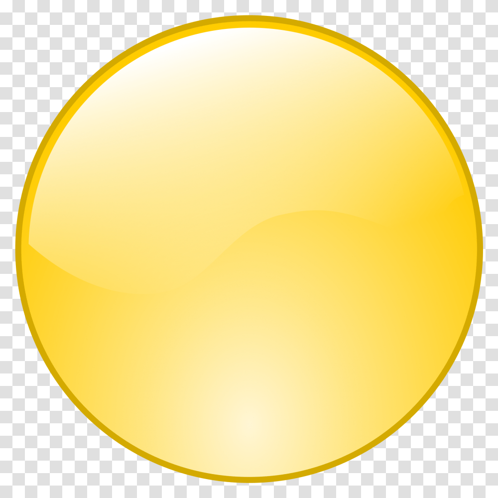 Yellow Circle 5 Image Yellow Button Icon, Sphere, Gold, Lighting, Balloon Transparent Png