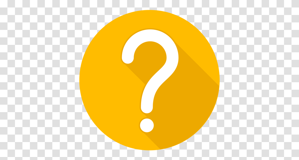 Yellow Circle Question Mark Icon Circle Question Mark Icon, Number, Symbol, Text, Logo Transparent Png